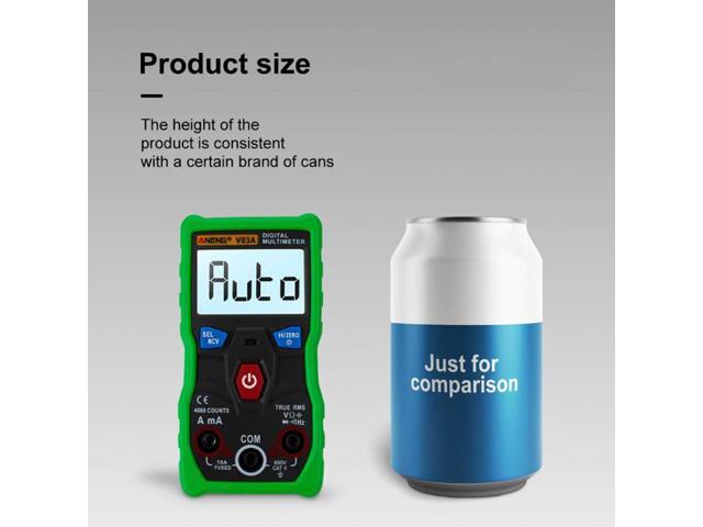 ANENG V03A Analog Measurement Digital Multimeter Esr Meter Multimeter Auto Power Off Testers Tools For Auto Ac Mutimetro - Green