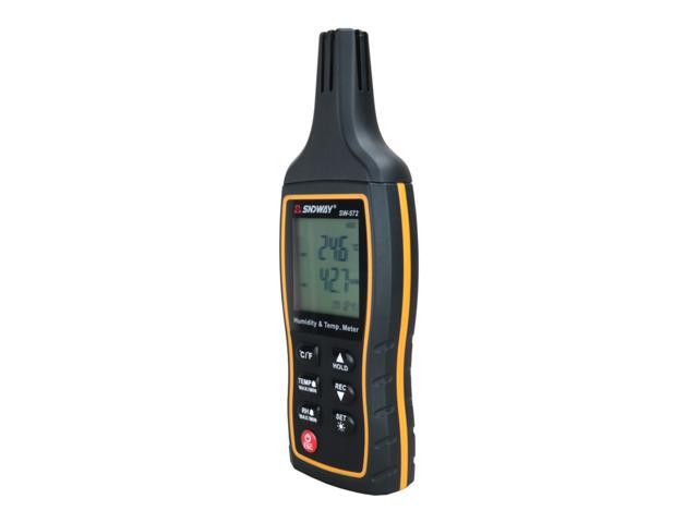 SW-572 Digital Thermometer LCD thermo Hygrometer indoor temperature Humidity meter Gauge tester monitor Weather Station Alarm Clock