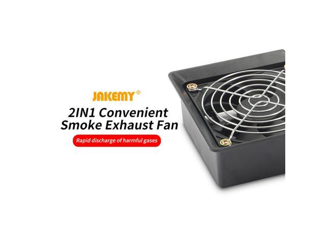 JAKEMY Prtable Low-Pressure Fan Smoking Exhaust Small Fan Soldering Exhaust Fan For Welding Work Tools