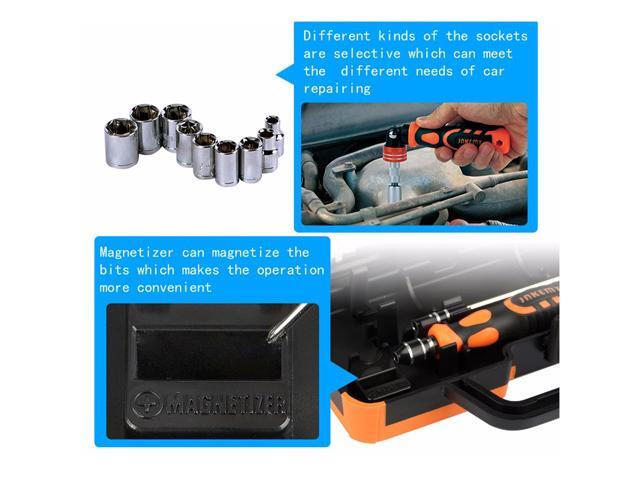 JAKEMY JM-6121 31 in 1 Hand Tool Set Electronics Repair Tools Set Kit Multi Bits Ratchet Screwdriver Set for LaptopTablet Repair