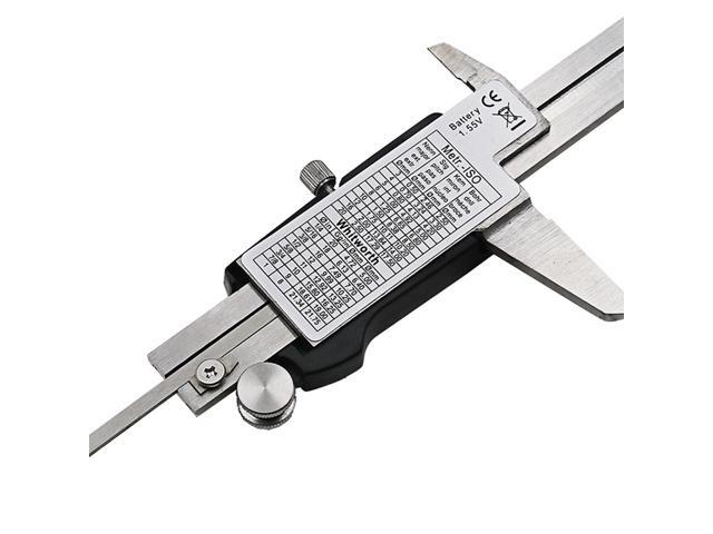 150mm LCD Digital Stainless Steel Caliper Electronic Vernier Caliper Micrometer Depth Measuring Tool Gauge
