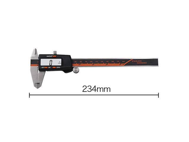 150mm LCD Digital Stainless Steel Caliper Electronic Vernier Caliper Micrometer Depth Measuring Tool Gauge