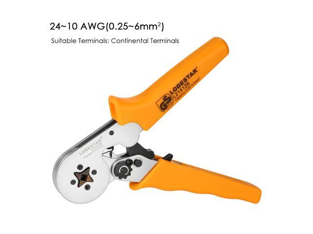 L214126 Professional Wire Crimpers Ratchet Crimping Press Pliers Terminals Crimping Tool AWG 24~10 Hand tools