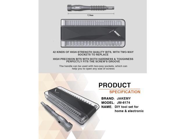New Product JM-8174 Mini Precision Screwdriver Bits Set with Strong Magnetism for Mobile Phone Laptop Game Pad Home Maintenance