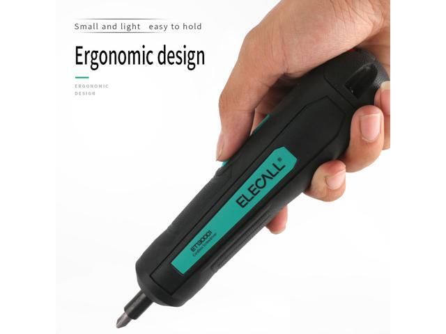 ELECALL Mini Electric Screwdriver Set Rechargeable USB Lithium Battery 3.6V Cordless Drill Power Tools