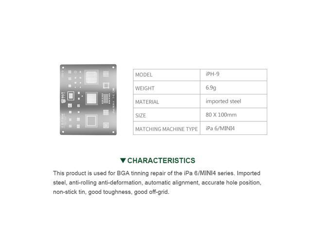 BEST Tin Net Tablet Comprehensive Multipurpose Network CPU Hard Disk Dedicated Network Mobile Phone Chip Plant Tin Network For iph9/ipad6/mini4