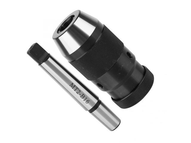 MT2-B16 Drill Chuck Arbor Steel 45 Hardness Live Center Lathe Tool Accessories for Drilling Machine