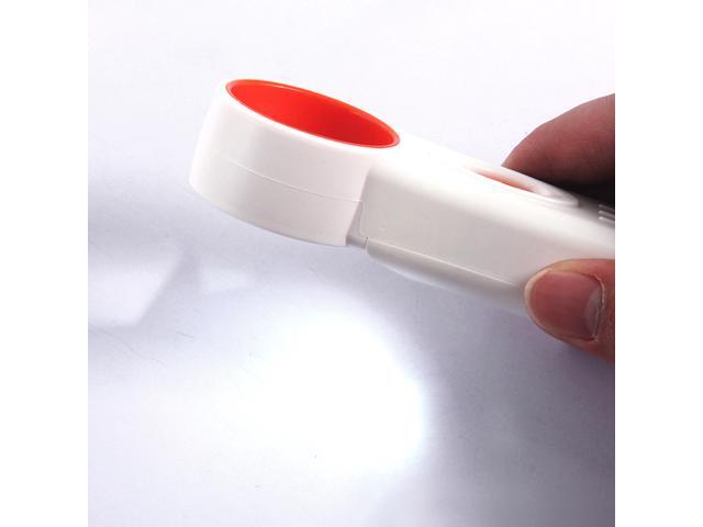 Portable 10X Magnifier Magnifying Glass illuminated LEDs Handheld Magnifier Light Magnified Tool For Reading