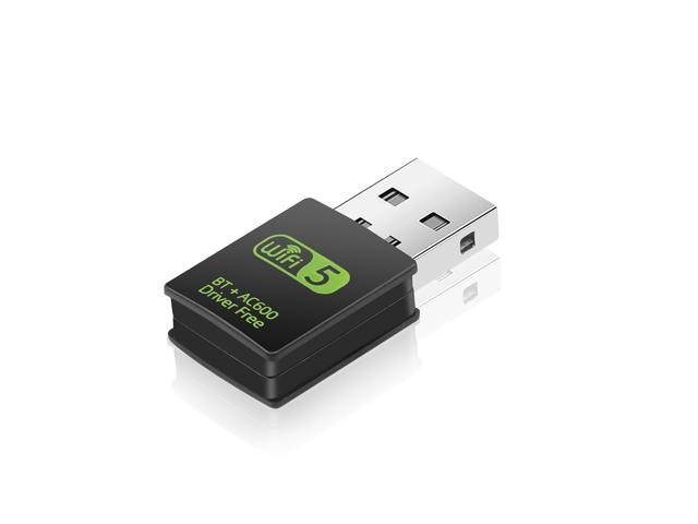 Wireless USB Bluetooth Adapter RTL8821CU 600Mbps USB WiFi Adapter Receiver 2.4G/5.8G Bluetooth V4.2 Network Card Transmitter IEEE 802.11b/g/n