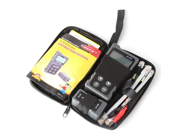 Multi-functional LCD Network Cable Tester PoE Checker Inline PoE Voltage Current Tester with Cable Tester checker the Ethernet