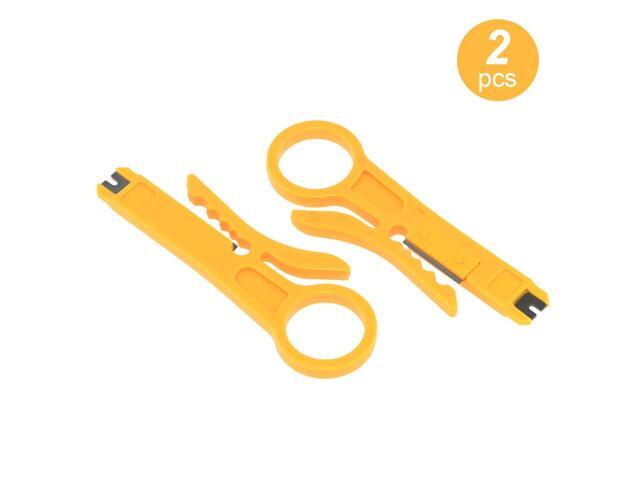 2pcs Mini Portable Wire Stripper Plier Muti-Functional Crimper Cutter for 3D Printer Cable PTFE Cable