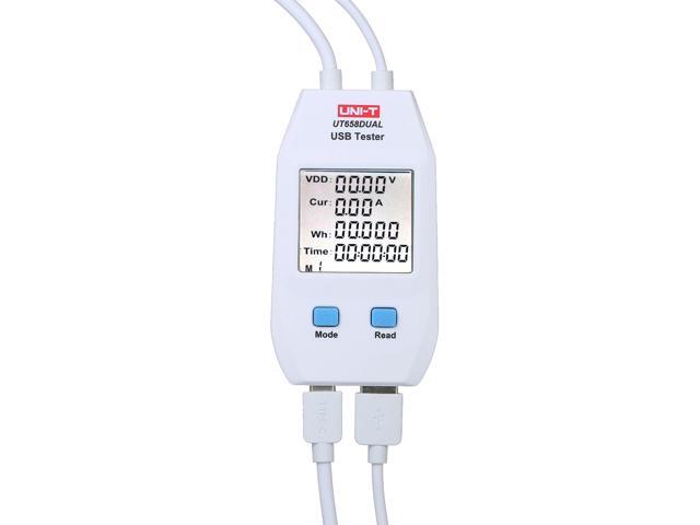 UNI-T UT658DUAL USB Power Meter LCD USB Tester Detector