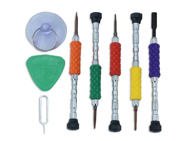 8 in 1 Phone Repair Tools Set Magnetic Precision Screwdriver Set Opening Sucker Plastic Spudger for iPhone 5s 6s 7 8 X