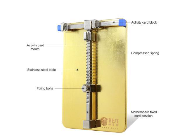 BST- 001C Stainless Steel Circuit Board Soldering Desoldering PCB Repair Holder Fixtures Cell Phone Repair Tool