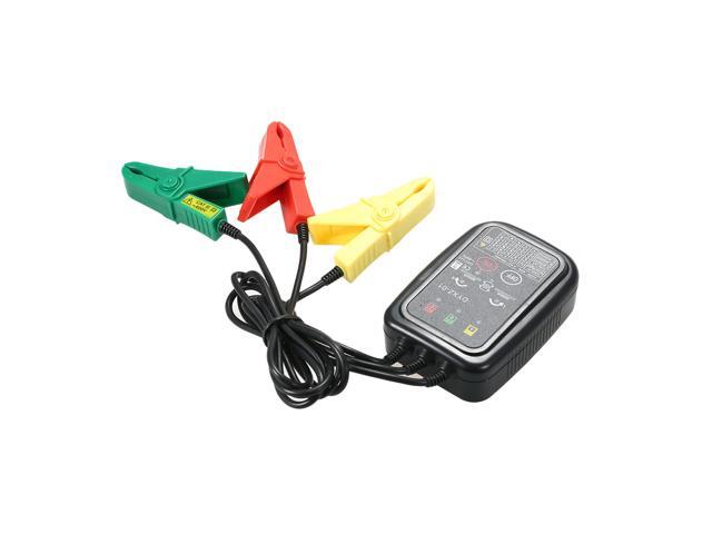 Non-Contact Phase Detector Digital Phase Sequence Tester Phase LED Indicator Clamp Positive/Reverse Phase Tester AC70~600V 50/60Hz
