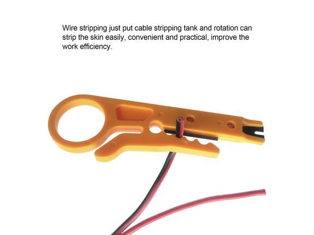 2pcs Mini Portable Wire Stripper Plier Muti-Functional Crimper Cutter for 3D Printer Cable PTFE Cable