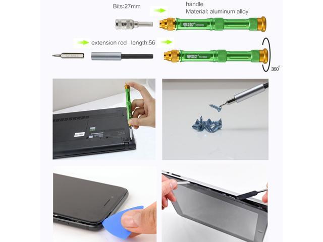 BST-8929 37 in 1 Multi-function Precision Screwdriver Set with Tweezers Magnetizer Spudger Screwdriver Bits Repair Tools Kit Set