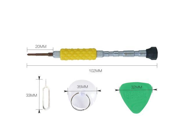 8 in 1 Phone Repair Tools Set Magnetic Precision Screwdriver Set Opening Sucker Plastic Spudger for iPhone 5s 6s 7 8 X
