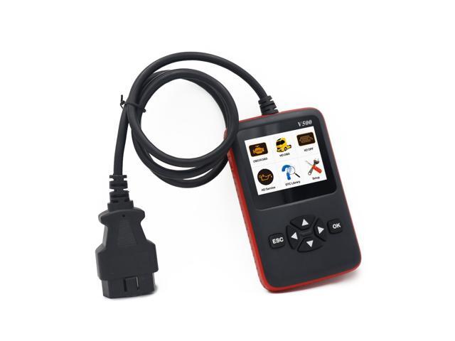 V500 Universal O-B-D2 Scanner Engine Fault Reader Read Clear Codes I/M Readiness Smog Check Car Truck Diagnostic Scan Tool for All 1996+ Vehicles