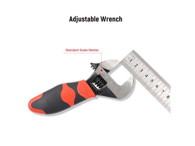 49PCS Portable Ratchet Screwdriver Socket Wrench Spanner Set Kit Metric and Inch 1/4' 3/8' Drive with 16-Pieces Screwdriver Bits