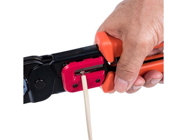 RJ45 Crimping Tool PassThrough Cutter for RJ11 RJ45 Ethernet Network LAN Cable Plier 8P/6P Crystal Head Cable Cutter Peeling Shear