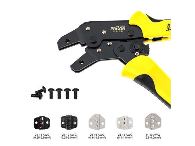 PARON JX-DS5 Crimping Tool Wire Crimper Cutting Pliers Multi-tool Cable Cutter with 4*Spare Dies