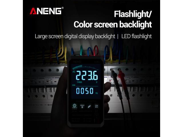 ANENG 618C Digital Multimeter Smart Touch AC DC Analog Bar True RMS Auto Tester Professional Transistor Capacitor NCV Tester Meter
