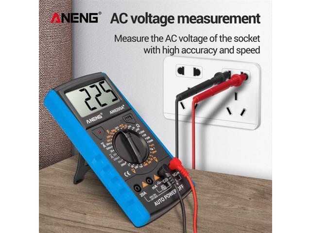 ANENG DT9205A+ Digital Multimeter 3 1/2 LCD Display 1999 Count Manual Range Universal Meter AC DC Resistance Capacitance Transistor Tester...
