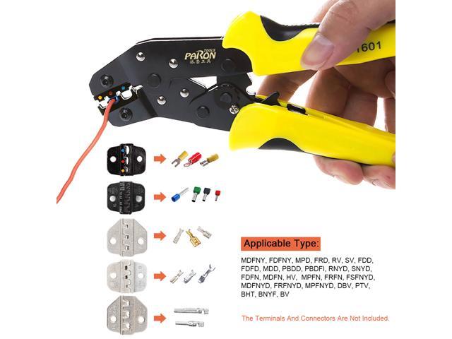 PARON JX-DS5 Crimping Tool Wire Crimper Cutting Pliers Multi-tool Cable Cutter with 4*Spare Dies