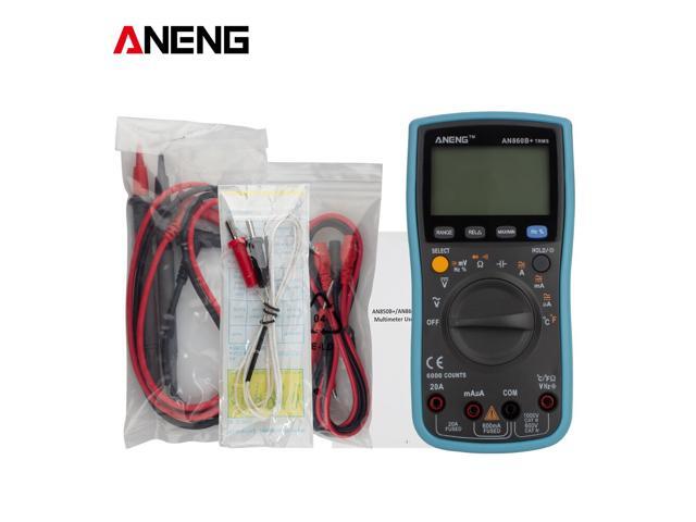 ANENG AN860B+ Tester Digital Multimeter Profesional 6000 Counts Detector Tester Peak Multimetro Meter Analogico EsrLcr Meter - Blue