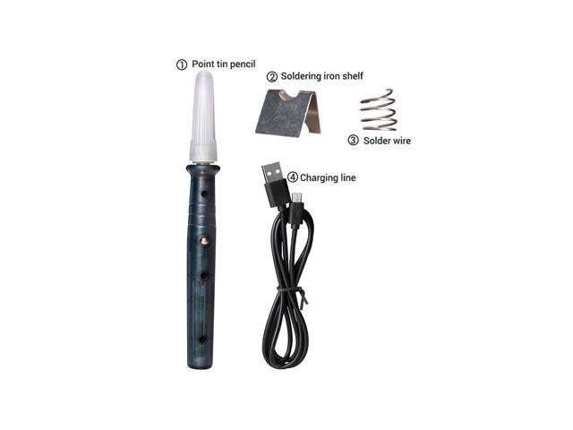 ANENG LT002 USB Electric Soldering Iron Adjustable Temperature DC 5V 8W Welding Soldering Repair Tool Soldering Iron Gray