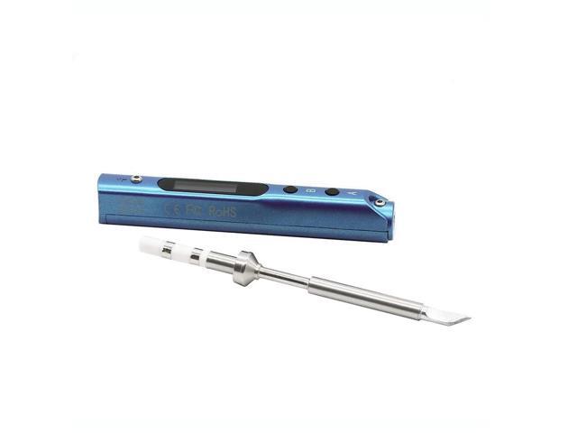 SQ-001 Digital Soldering Iron OLED Mini Electric 65W Soldering Iron Adjustable Temperature Welding Tool - Blue