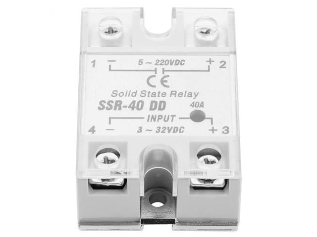 Newstyle SSR-40 DD 40A 5-220VDC Solid State Relay For Industrial Automation Process