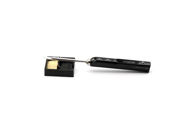 SQ-001 Digital Soldering Iron OLED Mini Electric 65W Soldering Iron Adjustable Temperature Welding Tool - Black