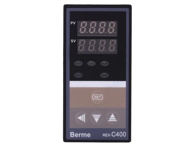 Intelligent Temperature Controller Regulator Digital Panel Thermostat Switch AC 220V Temp Sensor Controller with Clips