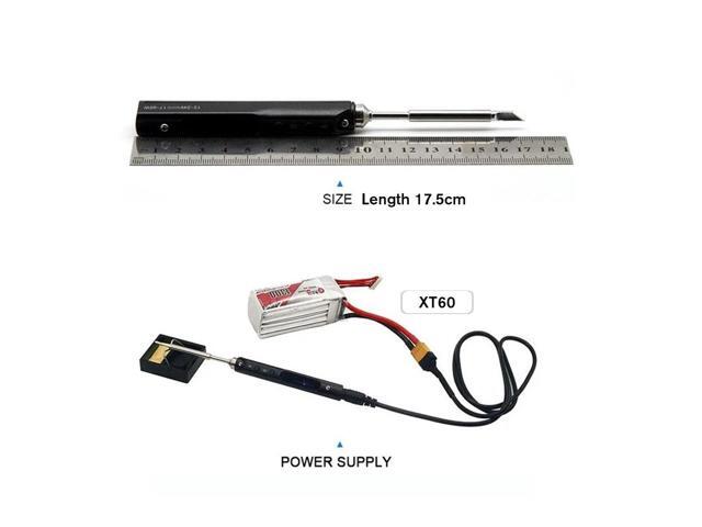 SQ-001 Digital Soldering Iron OLED Mini Electric 65W Soldering Iron Adjustable Temperature Welding Tool - Black