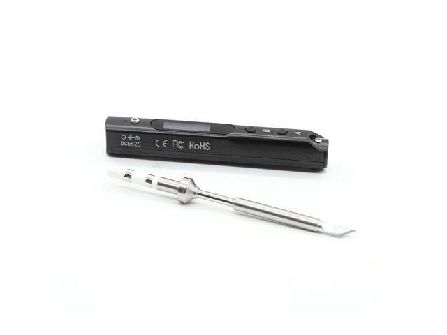 SQ-001 Digital Soldering Iron OLED Mini Electric 65W Soldering Iron Adjustable Temperature Welding Tool - Black