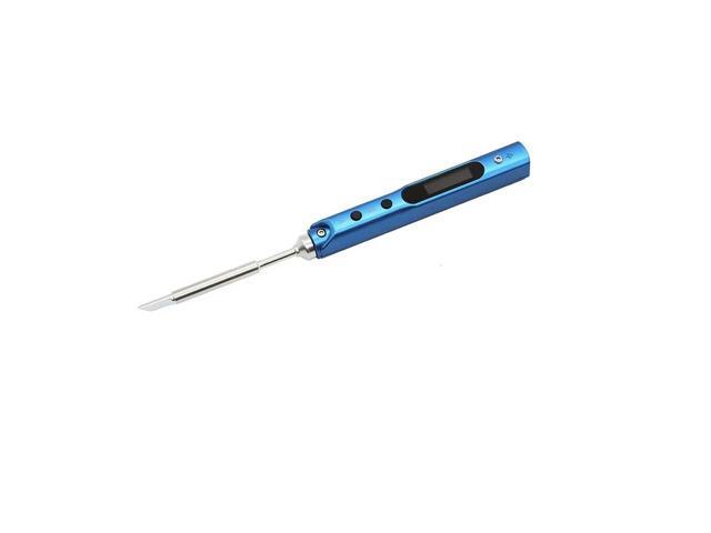 SQ-001 Digital Soldering Iron OLED Mini Electric 65W Soldering Iron Adjustable Temperature Welding Tool - Blue