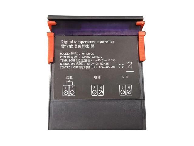 MH-1210A Intelligent Digital Temperature Controller High Accuracy Heating/Cooling NTC Sensor Temp Control Thermostat Regulator with Sensor for...