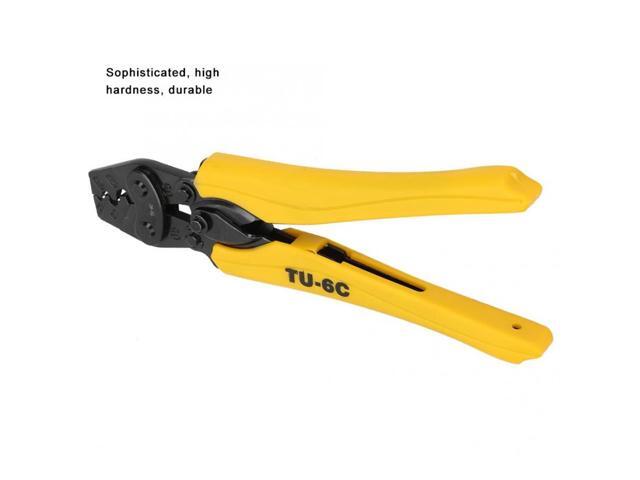 TU-6C CR V Steel High End Terminal Crimping Pliers 0.75~6 20-10AWG Crimping Pliers Repair Hand Tool