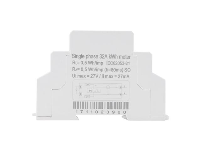 Newstyle Din-rail Energy Meter Digital Single Phase Electric Meter 220V 5-32A Electronic KWh Meter High Accuracy Measuring Tool