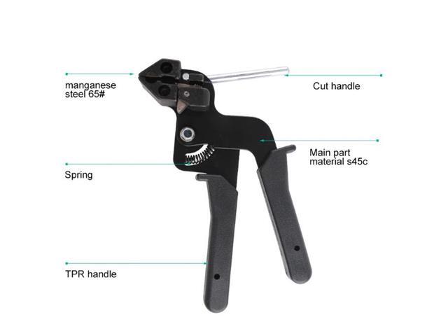 ELECALL Cable Tie Gun Stainless Steel For Cable Tie Hand Cable Tie Fastening Tool Cable Tie Tensioning Tool Bundle Tools