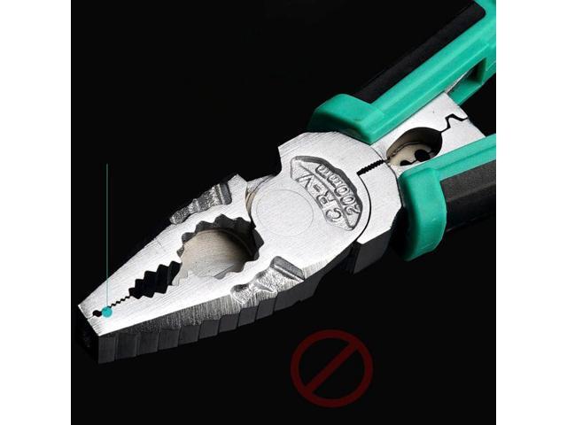 ELECALL Multifunction Electrician Cable Wire Cutter Plier Cutting Nippers Stripping Crimpping Hand Tools