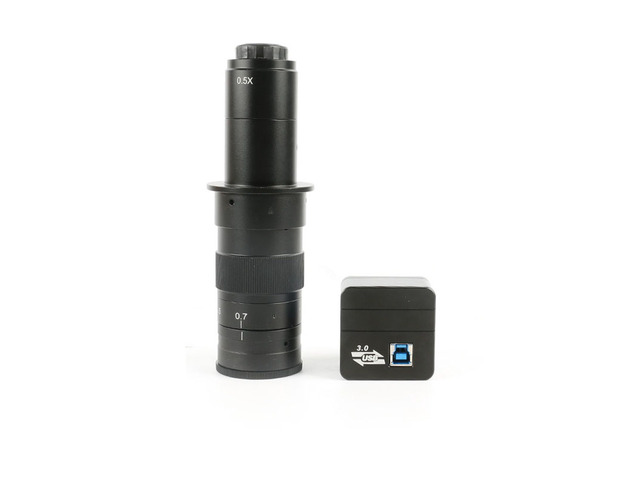 5MP USB 3.0 High Speed 1/2.5' Industry Digital Video Microscope Camera 180X C-mount Lens For Phone Repair