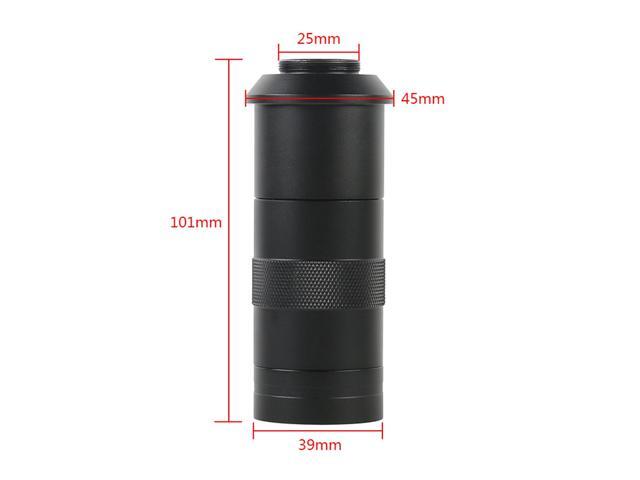 16MP 1080P HDMI Industrial Electronic Digital Video Microscope & 100X C-Mount Lens Support U disk Storage Video with Pictures