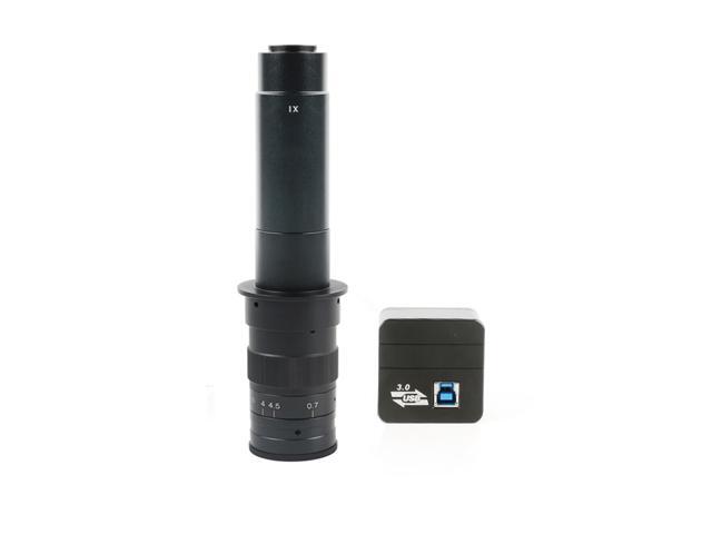 5MP USB 3.0 High Speed 1/2.5' Industry Digital Video Microscope Camera 300X C-mount Lens For Phone Repair