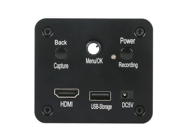 1080P HD HDMI Industrial Electronic Digital Video Microscope Camera & 100X C-Mount Lens