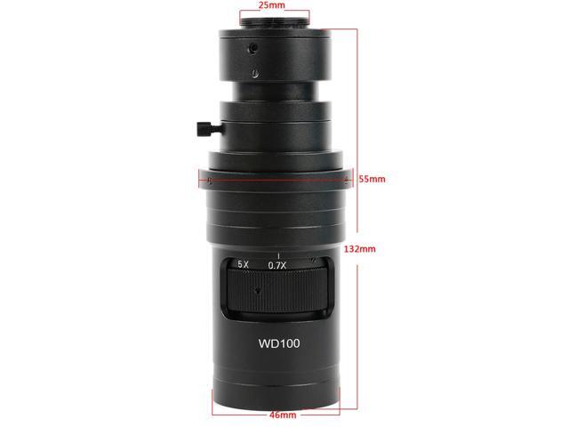 1080P HD HDMI Industrial Electronic Digital Video Microscope Camera & 200X C-Mount Lens