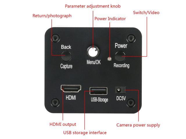 1080P 200W HD HDMI Industrial Zoom Electronic Digital Video Microscope Camera For Stereo Trinocular Microscope