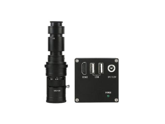 2MP 1/2.8' 1080P 60F/S HDMI Industrial Video Microscope Camera & 500X C-Mount Lens For Phone Tablet PC PCB IC Observe Soldering